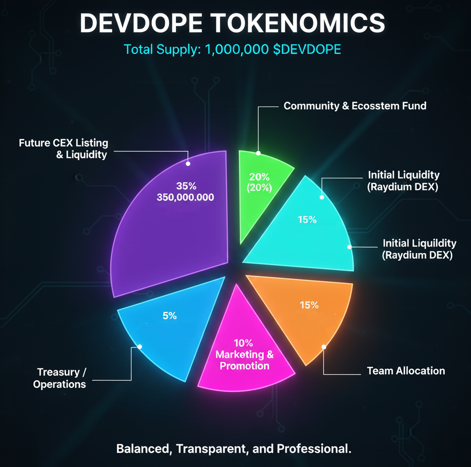 DEV 'R' DOPE Tokenomics